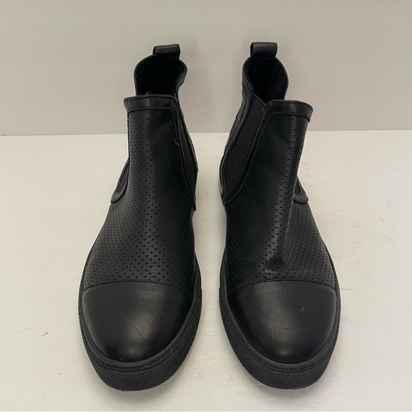 UN-PLUGGED leather high top sneaker boots size 39 EU US 8.5 - Picture 2 of 8